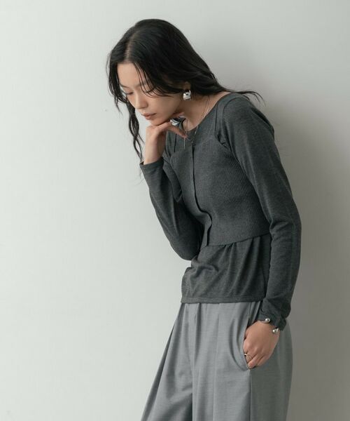 GALLEST / ギャレスト ニット・セーター | ビスチェレイヤードニット | 詳細21