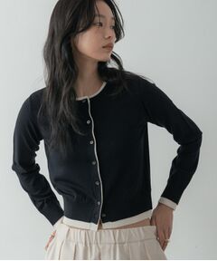 GALLEST / ギャレスト カーディガン・ボレロ | レイヤードクルーネックカーディガン