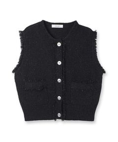 GALLEST / ギャレスト ベスト | ラメニットベスト