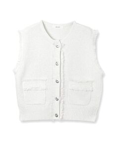 GALLEST / ギャレスト ベスト | ラメニットベスト