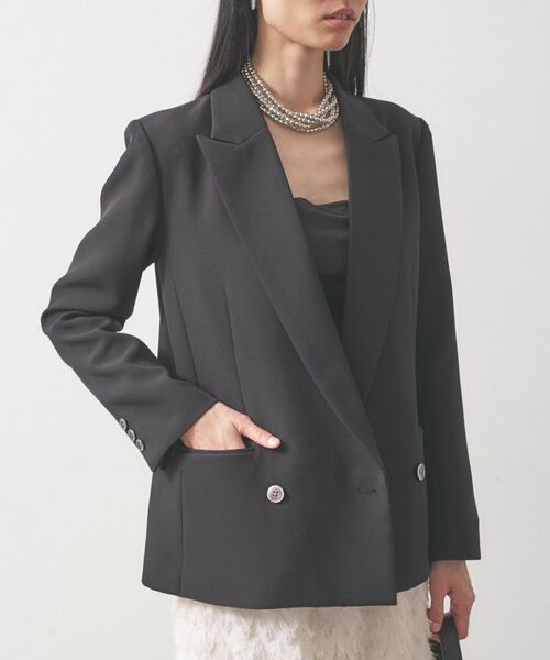 GALLEST / ギャレスト テーラードジャケット | 【オケージョン／セットアップ可能】ダブルクロスモードジャケット | 詳細2