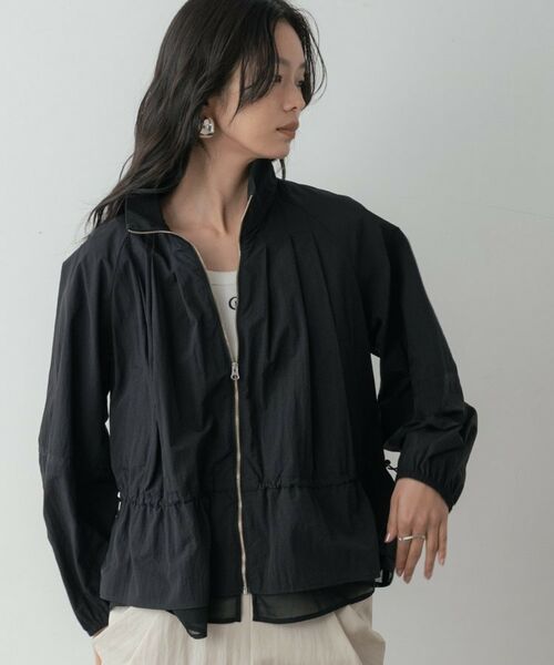 GALLEST / ギャレスト レザーブルゾン・ジャケット | シャーリングペプラムブルゾン | 詳細15