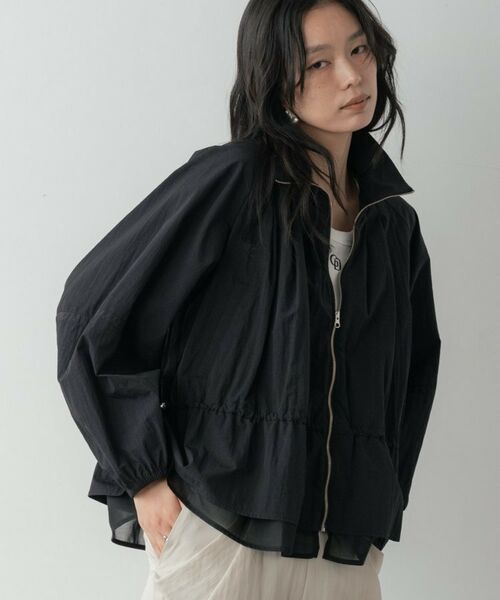 GALLEST / ギャレスト レザーブルゾン・ジャケット | シャーリングペプラムブルゾン | 詳細17