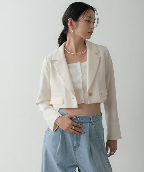 GALLEST / ギャレスト テーラードジャケット | クロップドジャケット | 詳細12