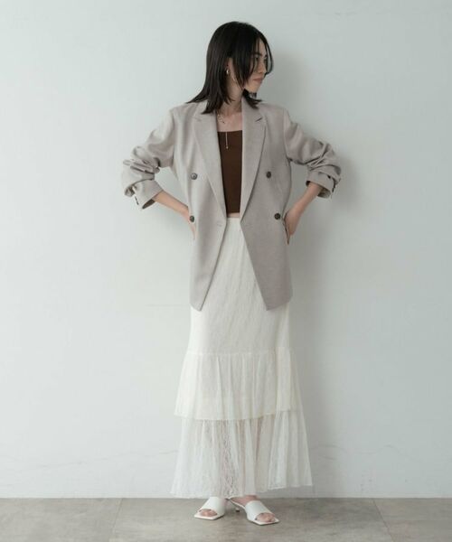 GALLEST / ギャレスト テーラードジャケット | ダブルブレストオーバージャケット | 詳細1