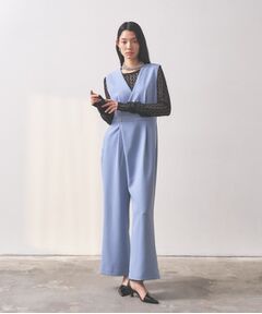 GALLEST / ギャレスト サロペット・オールインワン | 【オケージョン／セットアップ対応】ダブルクロスサロペット