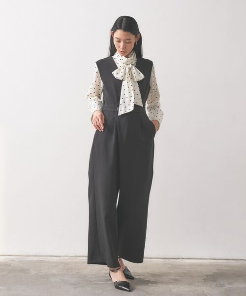 GALLEST / ギャレスト サロペット・オールインワン | 【オケージョン／セットアップ対応】ダブルクロスサロペット | 詳細1