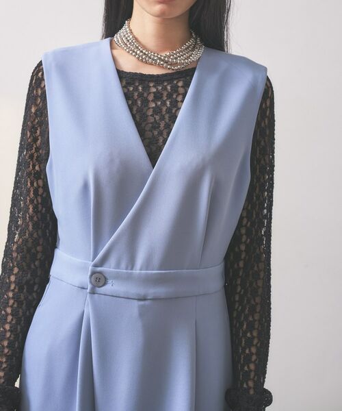 GALLEST / ギャレスト サロペット・オールインワン | 【オケージョン／セットアップ対応】ダブルクロスサロペット | 詳細12