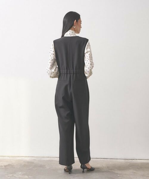 GALLEST / ギャレスト サロペット・オールインワン | 【オケージョン／セットアップ対応】ダブルクロスサロペット | 詳細3