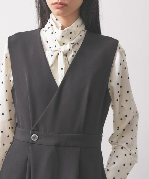 GALLEST / ギャレスト サロペット・オールインワン | 【オケージョン／セットアップ対応】ダブルクロスサロペット | 詳細4