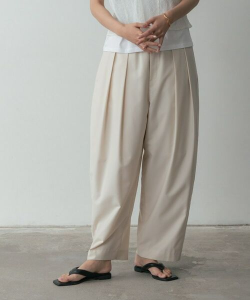 GALLEST / ギャレスト パンツ | カーヴィーパンツ（オフホワイト(003)）