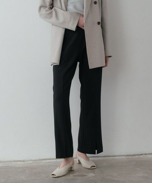 GALLEST / ギャレスト パンツ | スリットフレアスキニーパンツ（ブラック(019)）