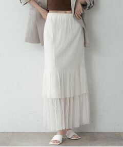 GALLEST / ギャレスト ロング・マキシ丈スカート | ロングティアードレーススカート