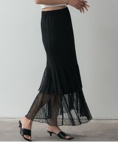 GALLEST / ギャレスト ロング・マキシ丈スカート | ロングティアードレーススカート