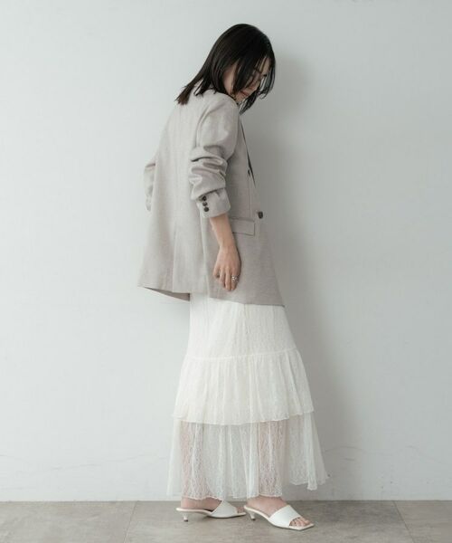GALLEST / ギャレスト ロング・マキシ丈スカート | ロングティアードレーススカート | 詳細2