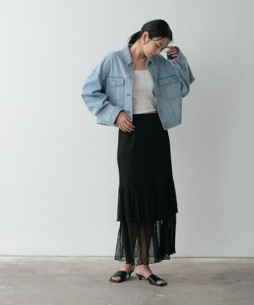 GALLEST / ギャレスト ロング・マキシ丈スカート | ロングティアードレーススカート | 詳細7