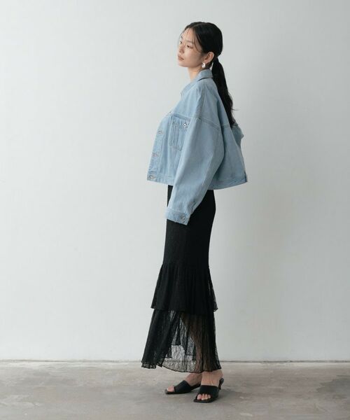 GALLEST / ギャレスト ロング・マキシ丈スカート | ロングティアードレーススカート | 詳細8