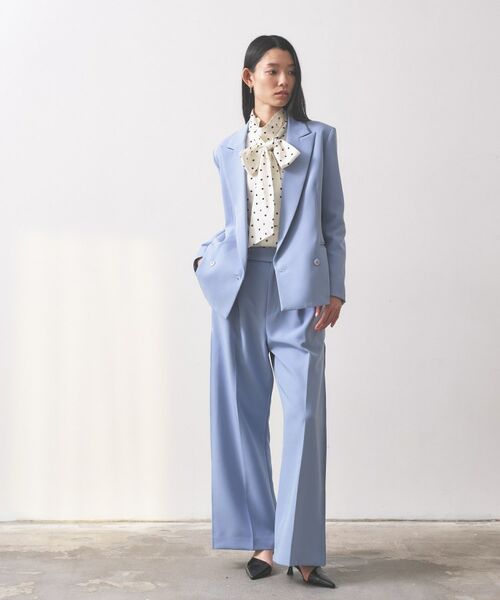 GALLEST / ギャレスト シャツ・ブラウス | 【オケージョン】サテンドットボウタイブラウス | 詳細1