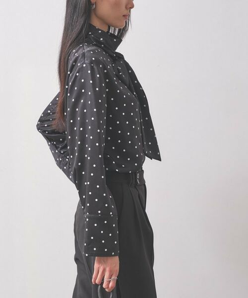 GALLEST / ギャレスト シャツ・ブラウス | 【オケージョン】サテンドットボウタイブラウス | 詳細11