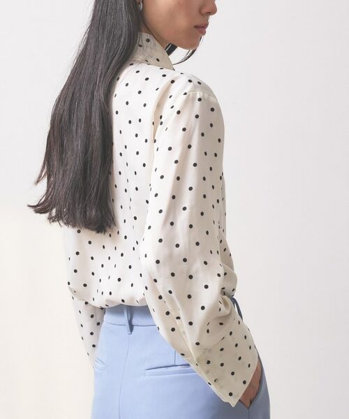 GALLEST / ギャレスト シャツ・ブラウス | 【オケージョン】サテンドットボウタイブラウス | 詳細5