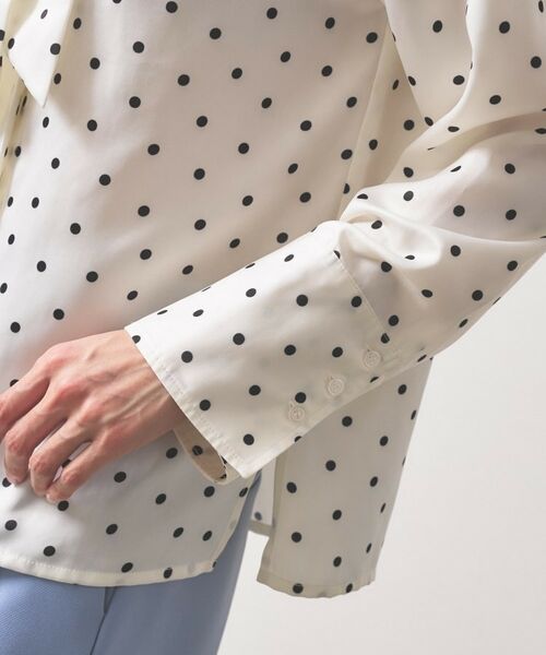 GALLEST / ギャレスト シャツ・ブラウス | 【オケージョン】サテンドットボウタイブラウス | 詳細8
