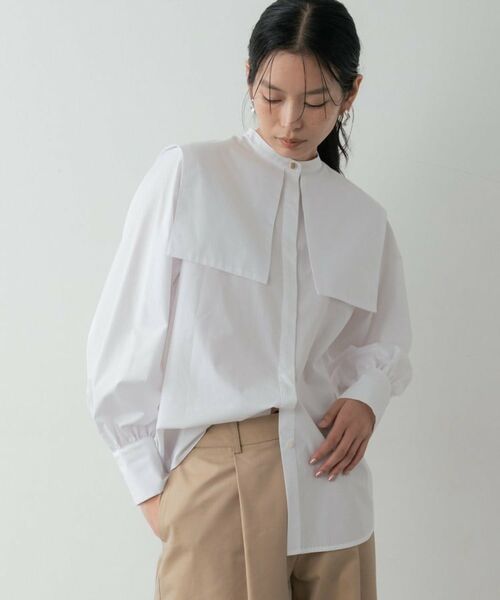 GALLEST / ギャレスト シャツ・ブラウス | ビッグカラーシャツ | 詳細12
