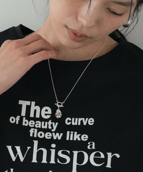 GALLEST / ギャレスト ネックレス・ペンダント・チョーカー | 【LAPUIS】Oyster 2way necklace（シルバー(006)）