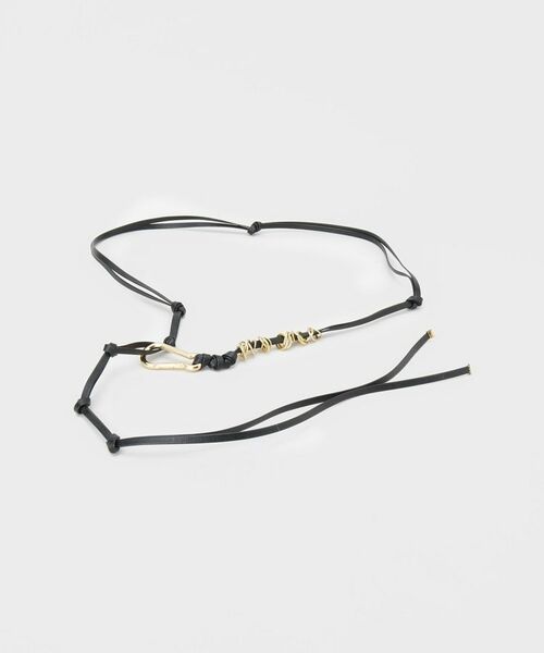 GALLEST / ギャレスト ベルト・サスペンダー | 【LAPUIS】Coil Leather Belt | 詳細1