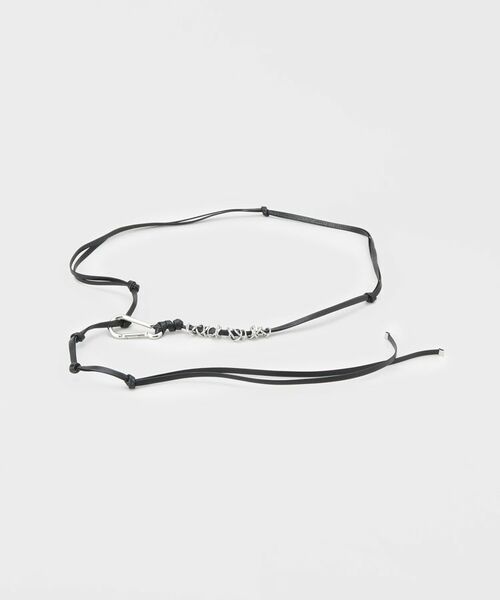 GALLEST / ギャレスト ベルト・サスペンダー | 【LAPUIS】Coil Leather Belt（シルバー(006)）