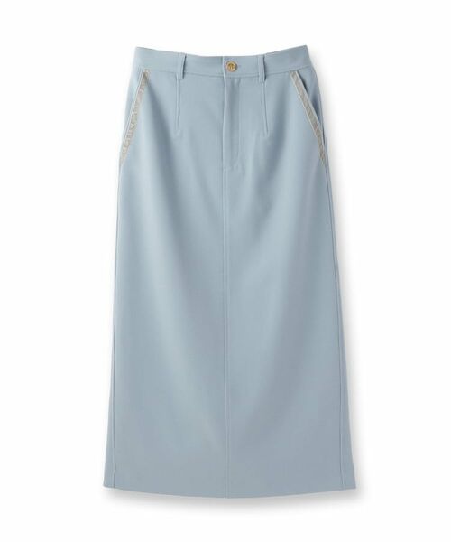 GALLEST / ギャレスト ロング・マキシ丈スカート | Timeless|ロングタイトスカート(サックスブルー(090))