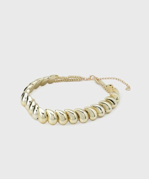 GALLEST / ギャレスト ネックレス・ペンダント・チョーカー | メタリックチョーカー（ゴールド(007)）