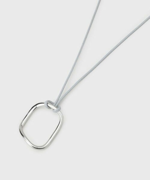 GALLEST / ギャレスト ネックレス・ペンダント・チョーカー | オーバルモチーフネックレス（チャコールグレー(013)）