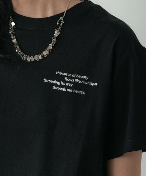 GALLEST / ギャレスト Tシャツ | クルーネック刺繍Tシャツ | 詳細15