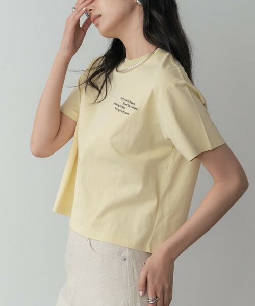 GALLEST / ギャレスト Tシャツ | クルーネック刺繍Tシャツ | 詳細8