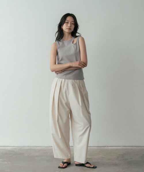 GALLEST / ギャレスト キャミソール・チューブトップ | アシメリブタンクトップ | 詳細1