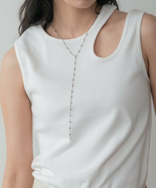 GALLEST / ギャレスト キャミソール・チューブトップ | アシメリブタンクトップ | 詳細10