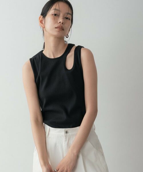 GALLEST / ギャレスト キャミソール・チューブトップ | アシメリブタンクトップ | 詳細13