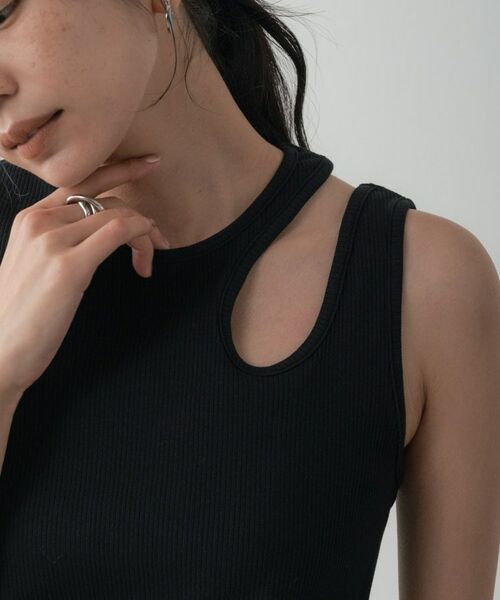 GALLEST / ギャレスト キャミソール・チューブトップ | アシメリブタンクトップ | 詳細14
