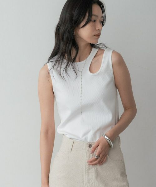 GALLEST / ギャレスト キャミソール・チューブトップ | アシメリブタンクトップ | 詳細8