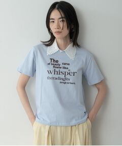 GALLEST / ギャレスト Tシャツ | メッセージプリントクルーネックTシャツ