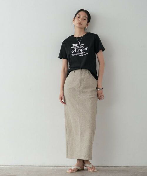 GALLEST / ギャレスト Tシャツ | メッセージプリントクルーネックTシャツ | 詳細11