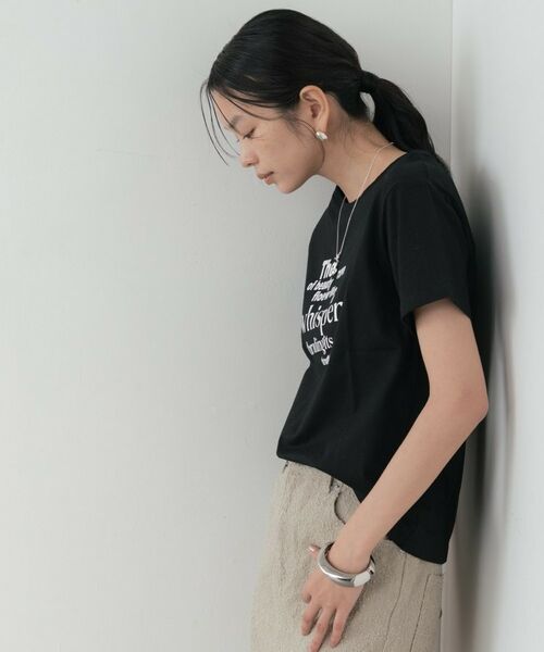 GALLEST / ギャレスト Tシャツ | メッセージプリントクルーネックTシャツ | 詳細13