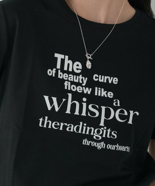 GALLEST / ギャレスト Tシャツ | メッセージプリントクルーネックTシャツ | 詳細14