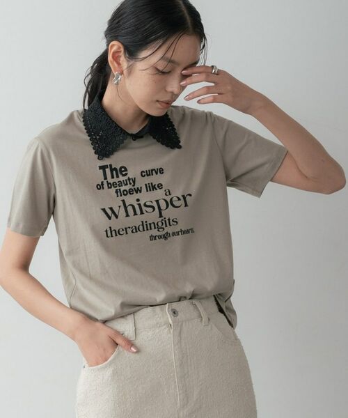 GALLEST / ギャレスト Tシャツ | メッセージプリントクルーネックTシャツ | 詳細16