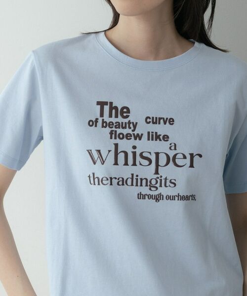 GALLEST / ギャレスト Tシャツ | メッセージプリントクルーネックTシャツ | 詳細4