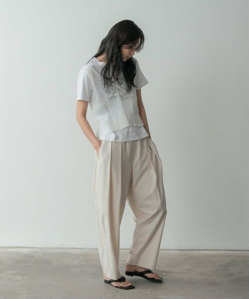 GALLEST / ギャレスト Tシャツ | メッセージプリントクルーネックTシャツ | 詳細6