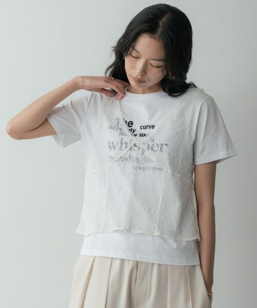 GALLEST / ギャレスト Tシャツ | メッセージプリントクルーネックTシャツ | 詳細8