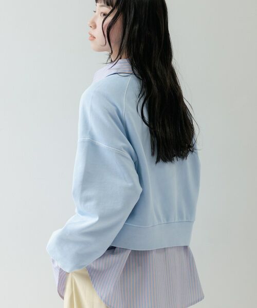 GALLEST / ギャレスト スウェット | ワイドスリーブカラースウェット | 詳細3