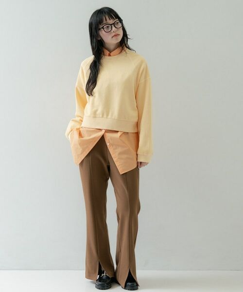 GALLEST / ギャレスト スウェット | ワイドスリーブカラースウェット | 詳細6