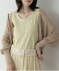 GALLEST / ギャレスト カーディガン・ボレロ | クルーネックメッシュカーディガン